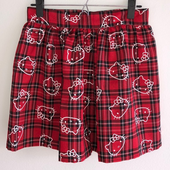 JapanLA Dresses & Skirts - JapanLA Hello Kitty School Girl Red Tartan Skirt